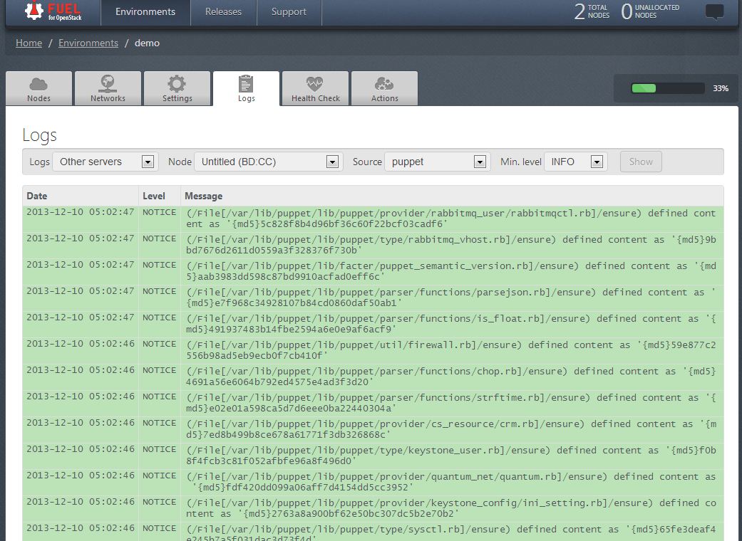 openstack deploy log