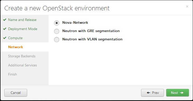 create openstack network